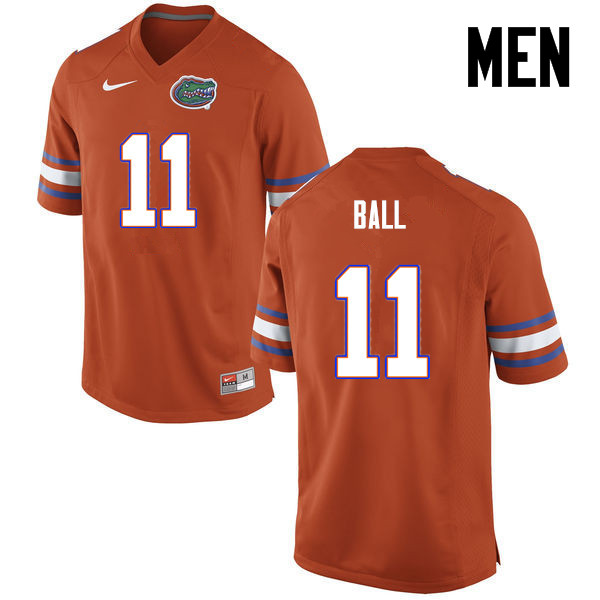 Men Florida Gators #11 Neiron Ball College Football Jerseys-Orange